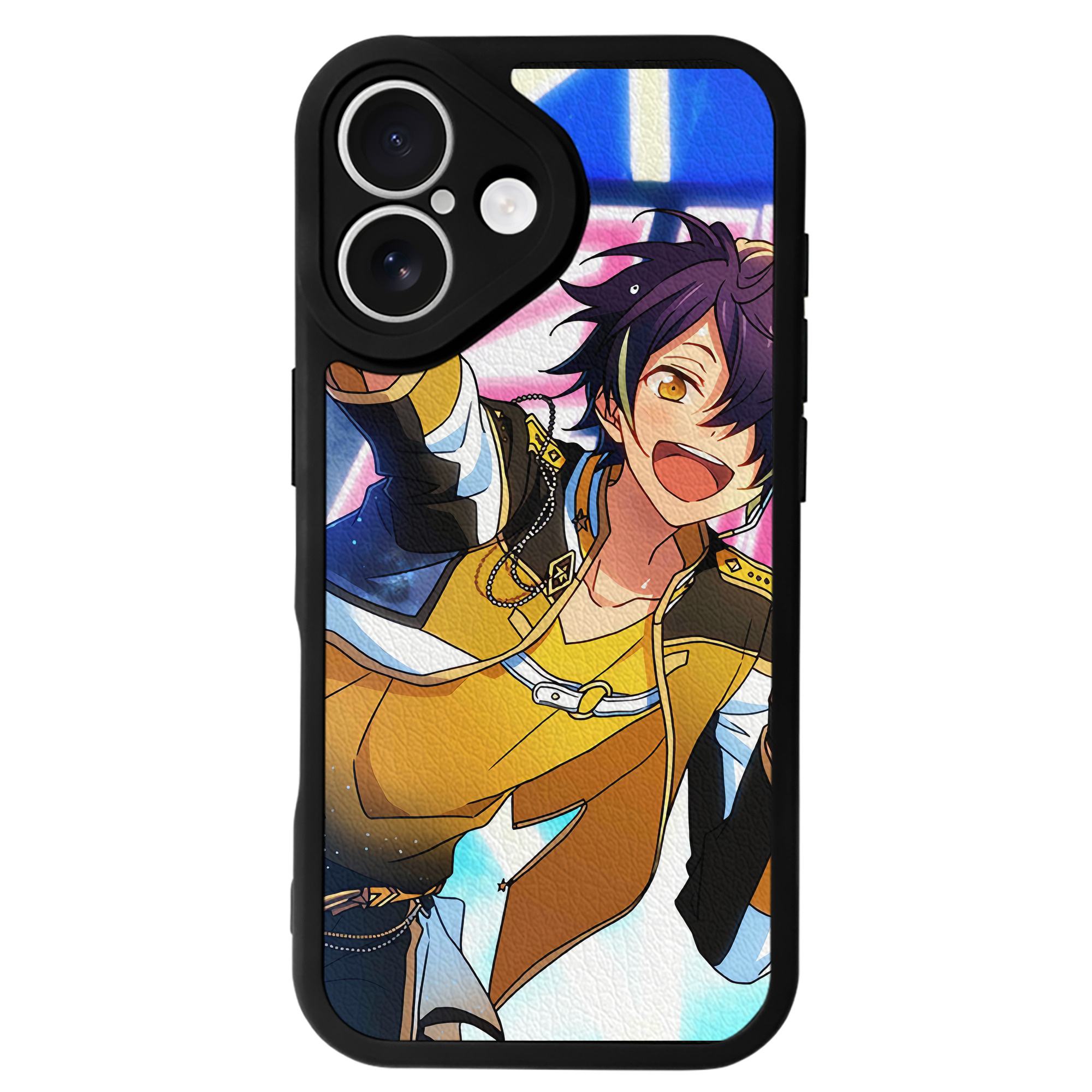 （画像用） あんさんぶるスターズ! Ensemble Stars 【iPhone 16シリーズ対応】シリコンスマホケース（レザー調） 材質：シリコン